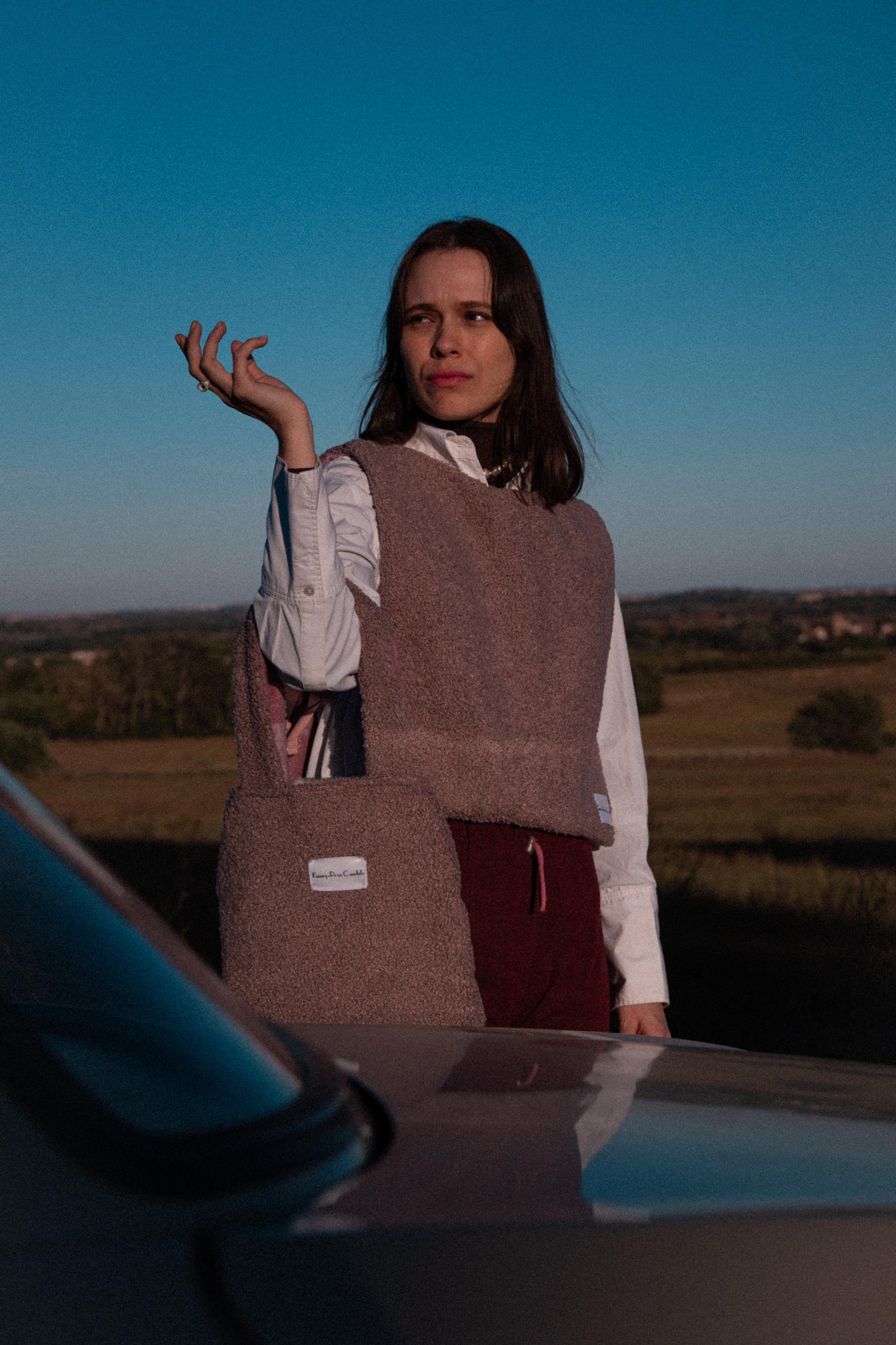 Sac réversible molletonné